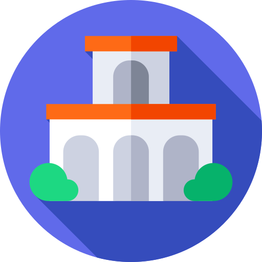 House Flat Circular Flat icon