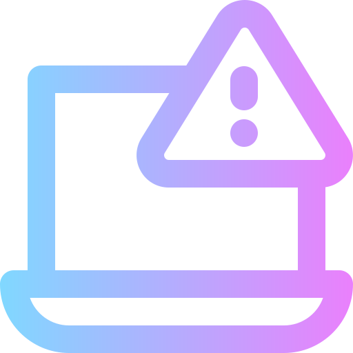 avertissement Super Basic Rounded Gradient Icône