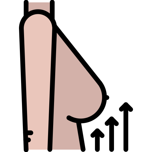 Breast Coloring Color icon