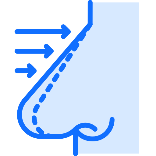 nariz Coloring Blue icono