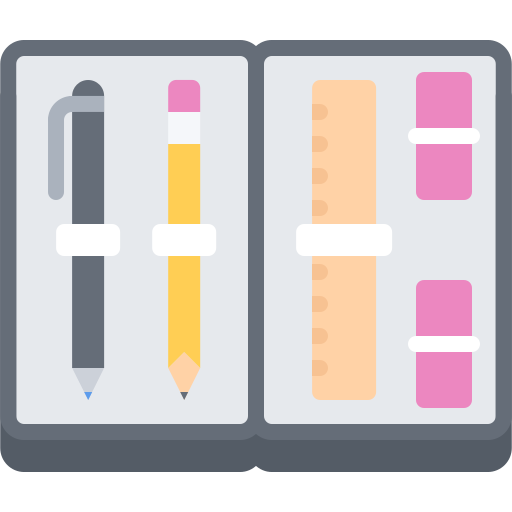 Pen Coloring Flat icon