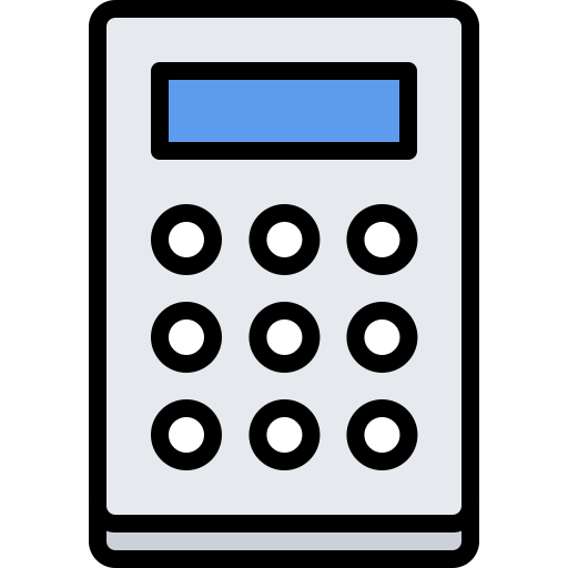 Calculator Coloring Color icon