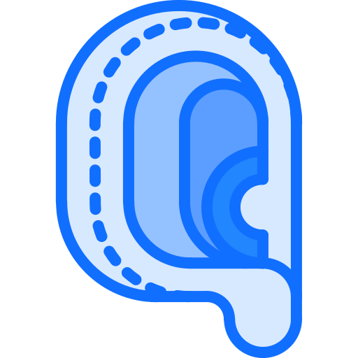 orejas Coloring Blue icono