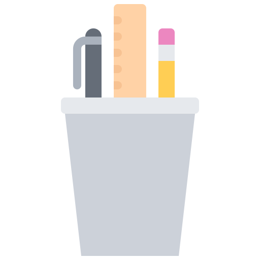 stift Coloring Flat icon