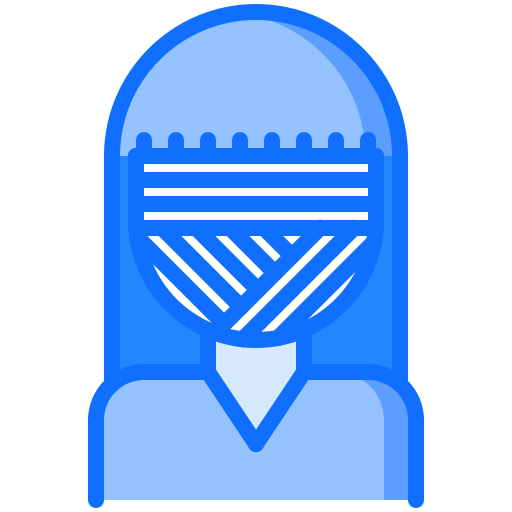 顔 Coloring Blue icon