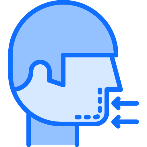 gezicht Coloring Blue icoon