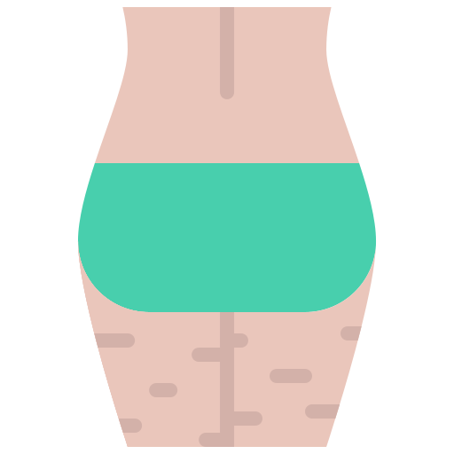 Cellulitis Coloring Flat icon