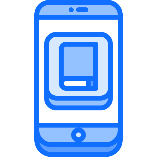 ebook Coloring Blue icon