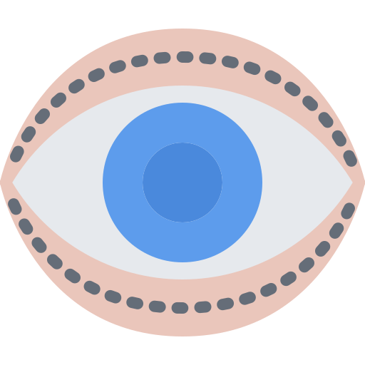 auge Coloring Flat icon
