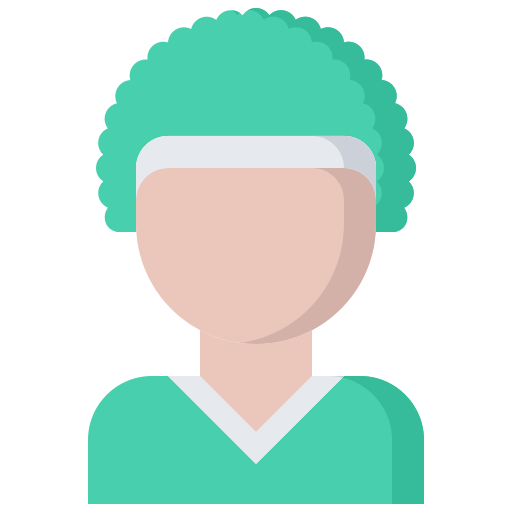 Patient Coloring Flat icon