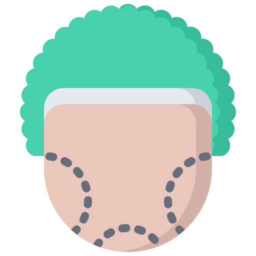 Face Coloring Flat icon