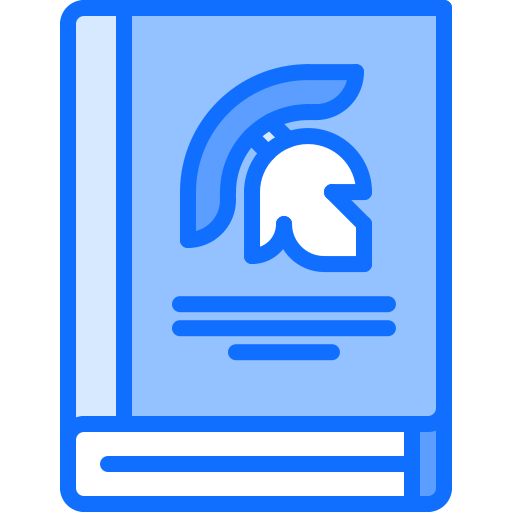 historisches Coloring Blue icon