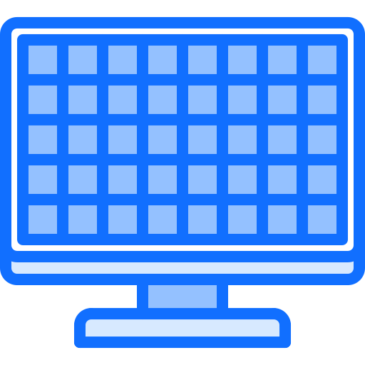 pannello solare Coloring Blue icona