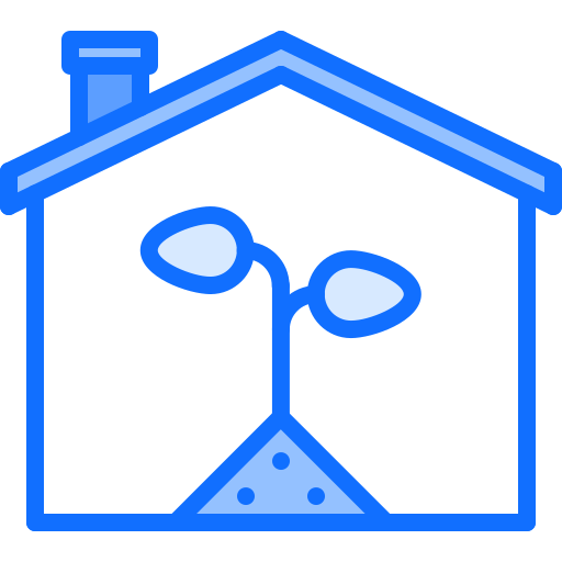 casa Coloring Blue icono