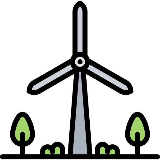 Windmills Coloring Color icon