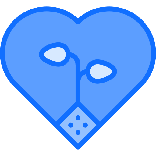 사랑 Coloring Blue icon