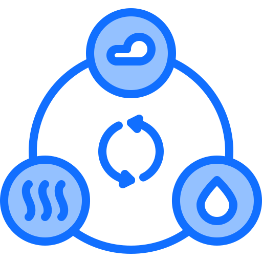 wasser Coloring Blue icon