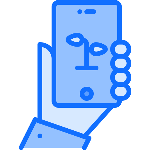 smartphone Coloring Blue icono