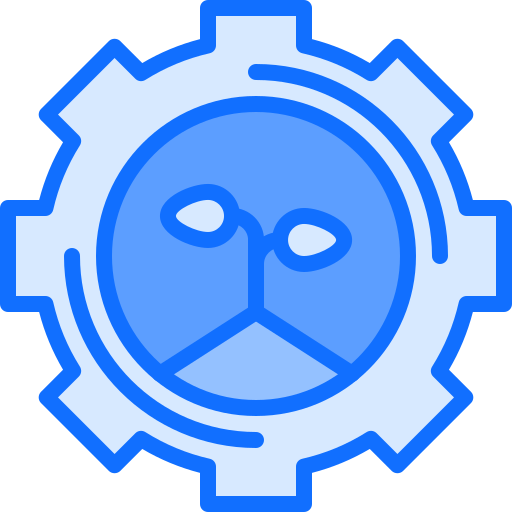 optimierung Coloring Blue icon
