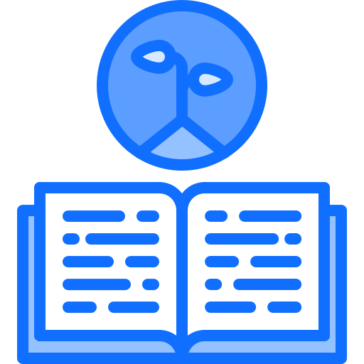 boek Coloring Blue icoon