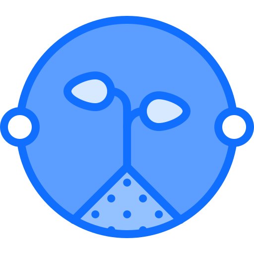 zyklus Coloring Blue icon