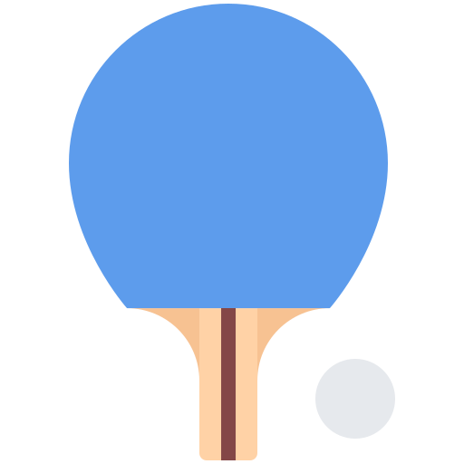 Настольный теннис Coloring Flat иконка