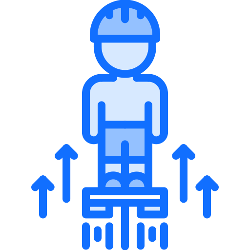 Flyboard Coloring Blue icon