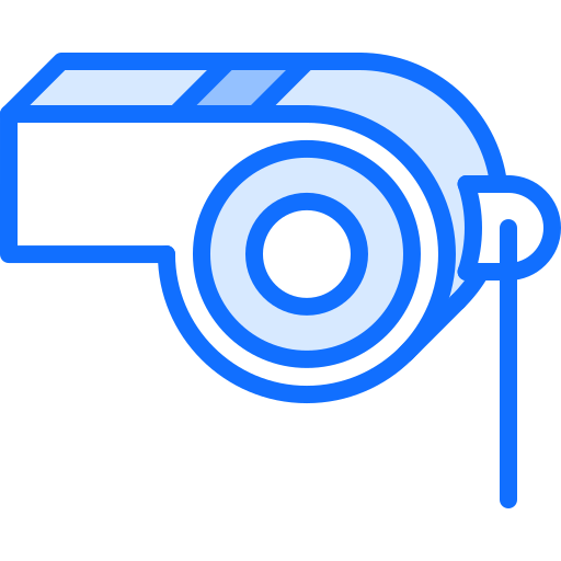 Whistle Coloring Blue icon