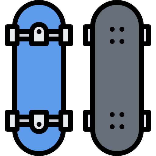skateboard Coloring Color icona