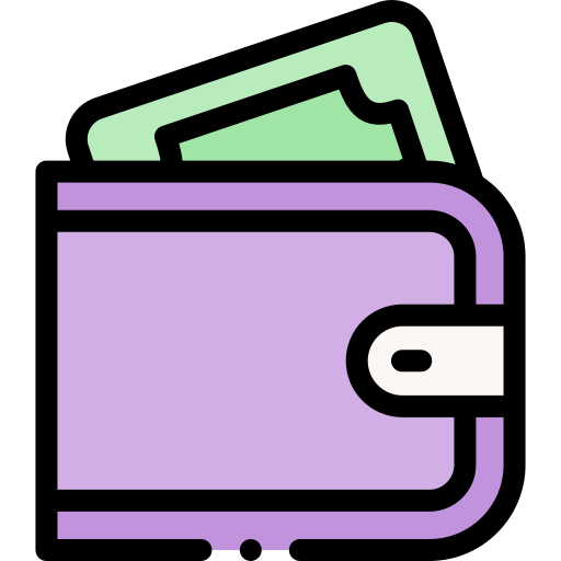 brieftasche Detailed Rounded Lineal color icon