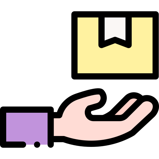 手 Detailed Rounded Lineal color icon
