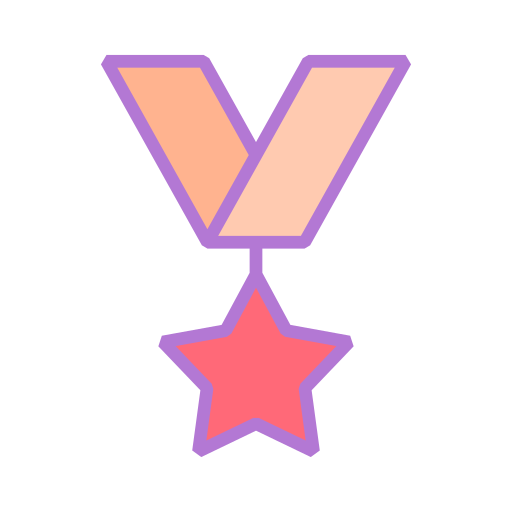 variante de medalla Generic Outline Color icono