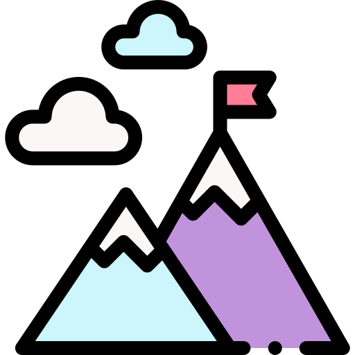 산 Detailed Rounded Lineal color icon