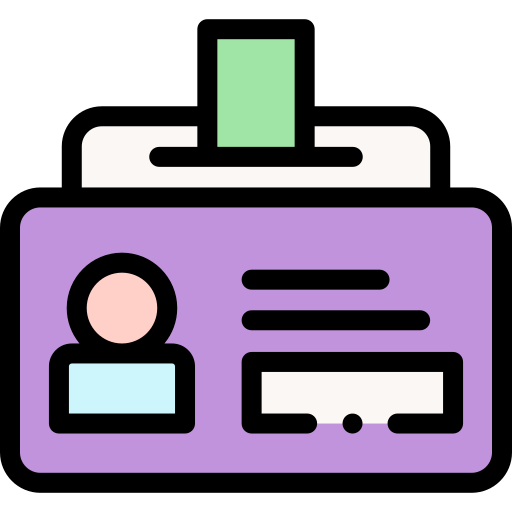 Employee Detailed Rounded Lineal color icon