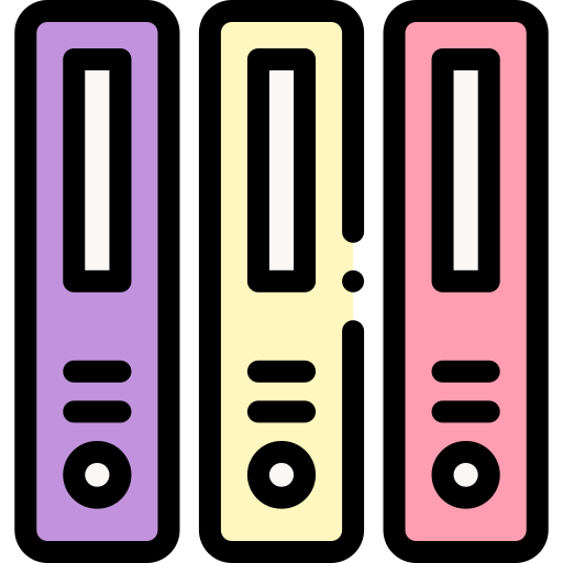 フォルダー Detailed Rounded Lineal color icon