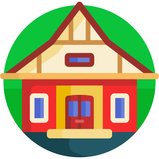 家 Detailed Flat Circular Flat icon