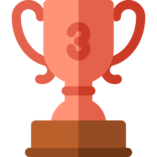 Bronze cup Basic Rounded Flat icon