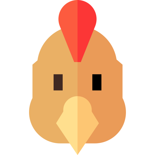 鶏 Basic Straight Flat icon