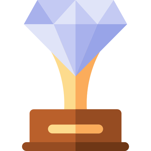 premio diamante Basic Rounded Flat icono