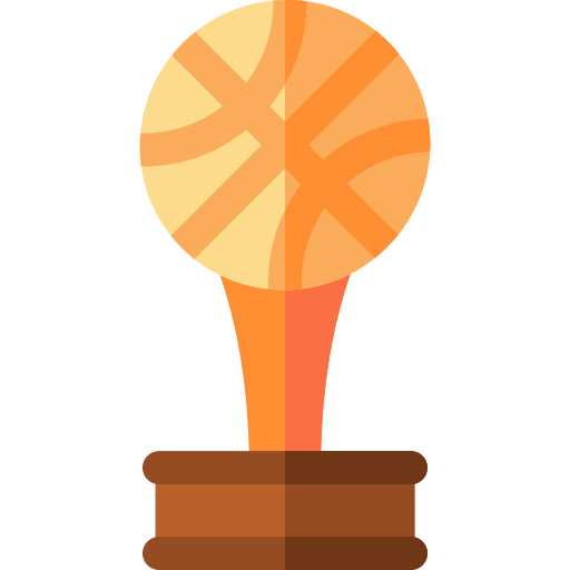 premio de baloncesto Basic Rounded Flat icono