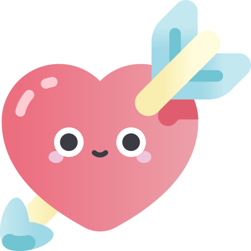 Heart Kawaii Star Gradient icon