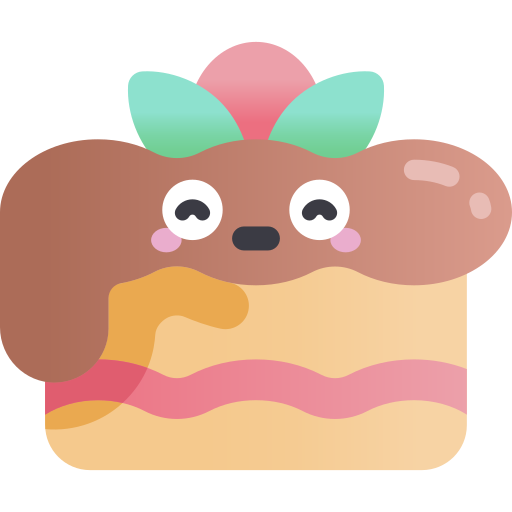Cake Kawaii Star Gradient icon