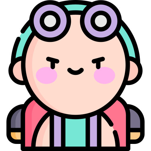 Superhero Kawaii Lineal color icon