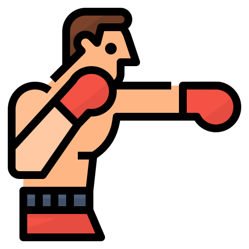 Boxing Aphiradee (monkik) Lineal Color icon