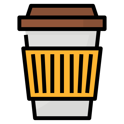café Aphiradee (monkik) Lineal Color icono