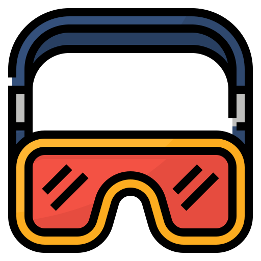 Goggles Aphiradee (monkik) Lineal Color icon