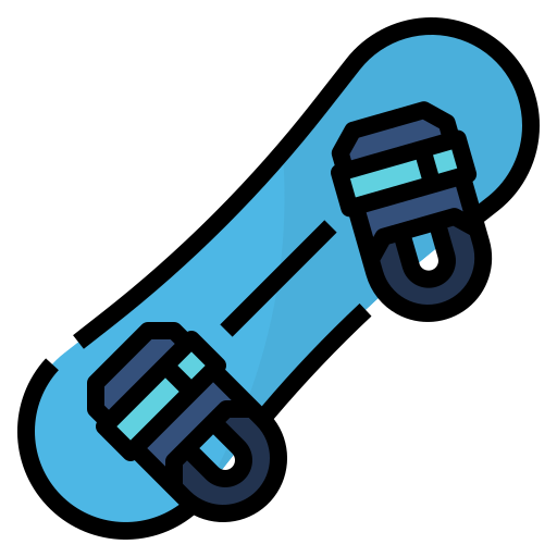 Snowboard Aphiradee (monkik) Lineal Color icon