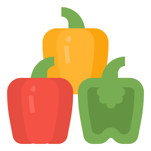 Bell pepper Aphiradee (monkik) Flat icon