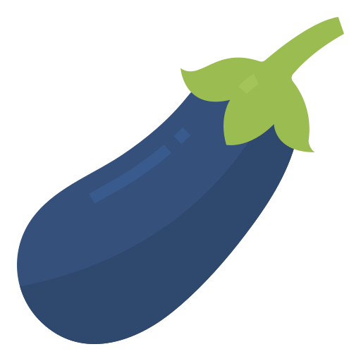 Eggplant Aphiradee (monkik) Flat icon