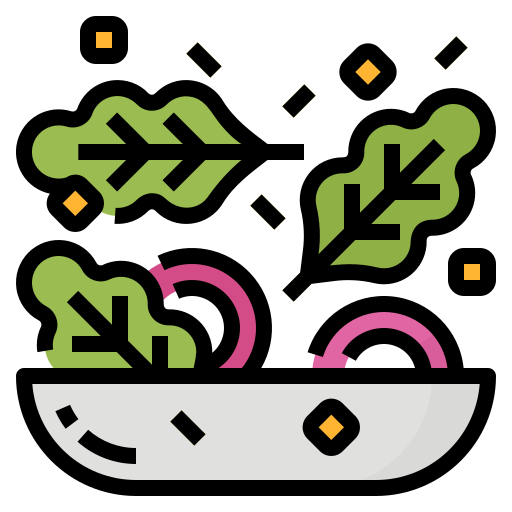 Salad Aphiradee (monkik) Lineal Color icon